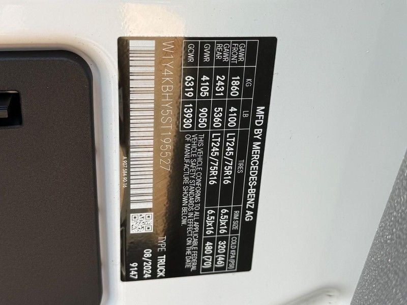 2025 Mercedes-Benz Sprinter 2500 Cargo 144 WB