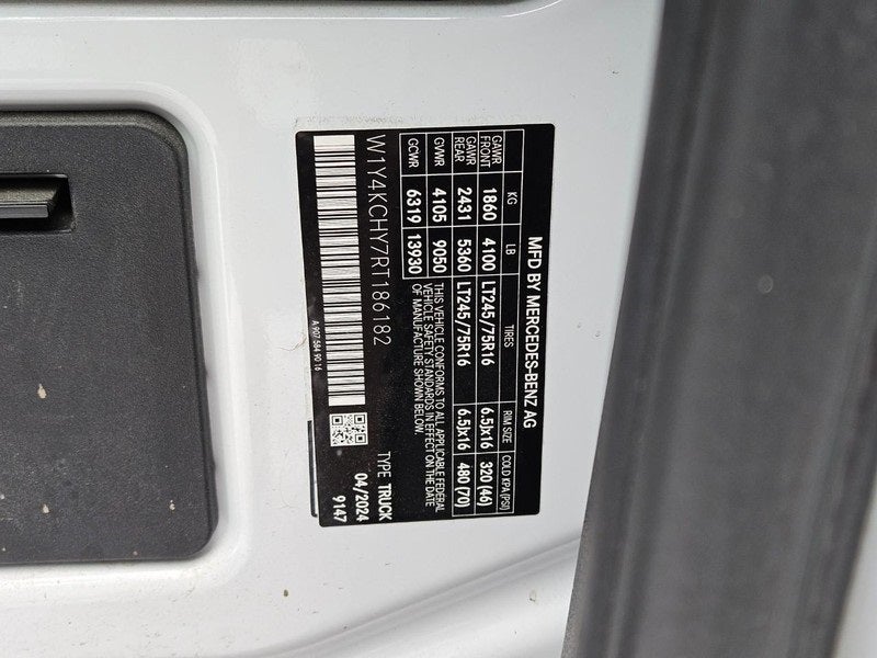 2024 Mercedes-Benz Sprinter 2500 Cargo 170 WB High Roof