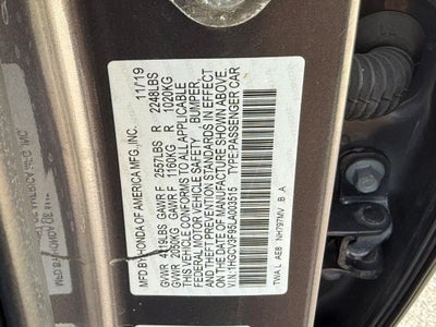 2020 Honda Accord Hybrid Touring