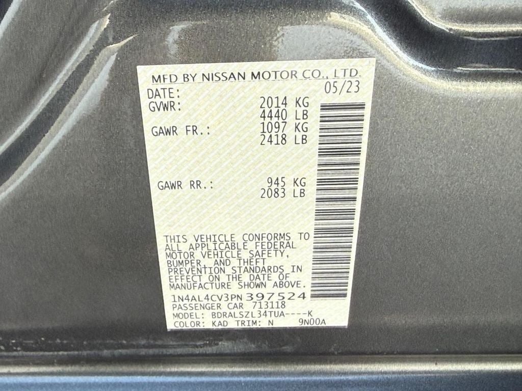 2023 Nissan Altima 2.0 SR