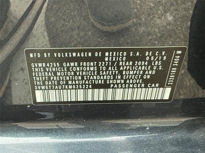 2019 Volkswagen Golf GTI 2.0T SE