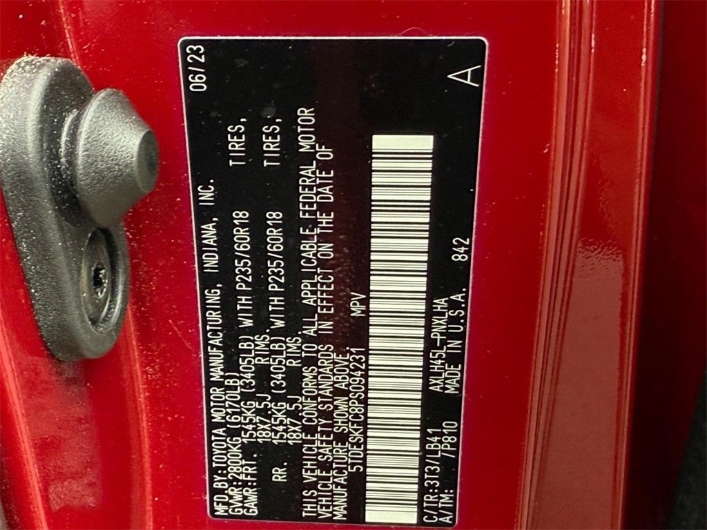 2023 Toyota Sienna Platinum 7 Passenger