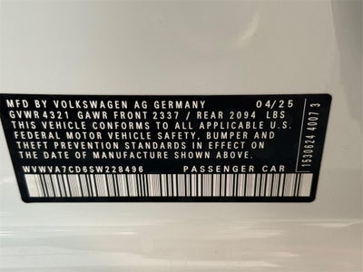 2025 Volkswagen Golf GTI Autobahn