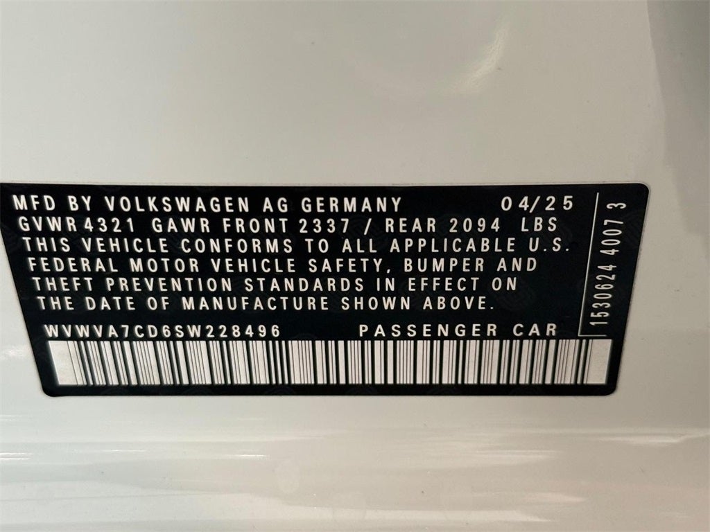 2025 Volkswagen Golf GTI Autobahn