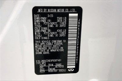 2023 INFINITI QX80 Premium Select