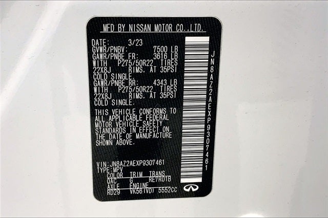 2023 INFINITI QX80 Premium Select