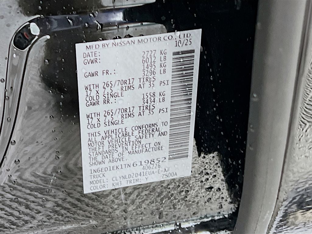 2026 Nissan Frontier PRO-4X