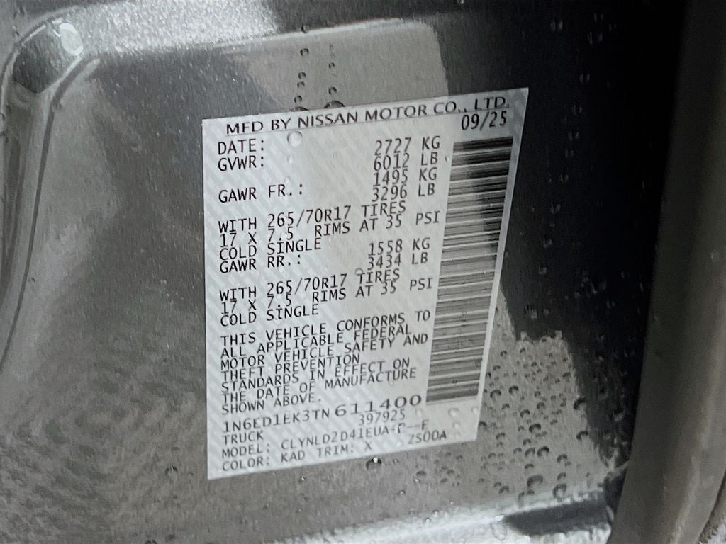 2026 Nissan Frontier PRO-4X