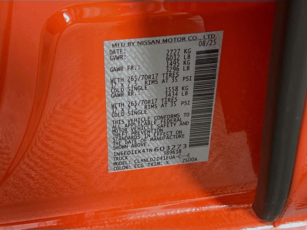 2026 Nissan Frontier PRO-4X