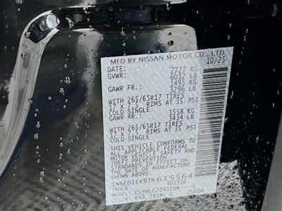 2026 Nissan Frontier SV