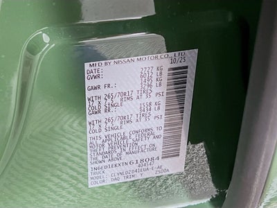 2026 Nissan Frontier PRO-4X