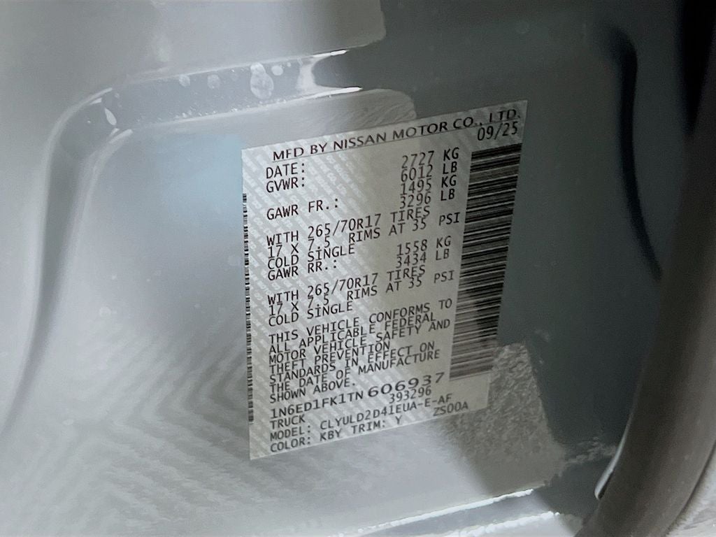 2026 Nissan Frontier PRO-4X