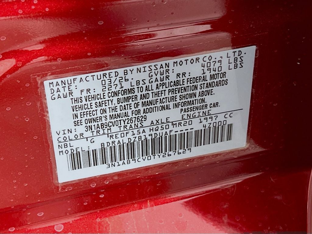 2026 Nissan Sentra SV