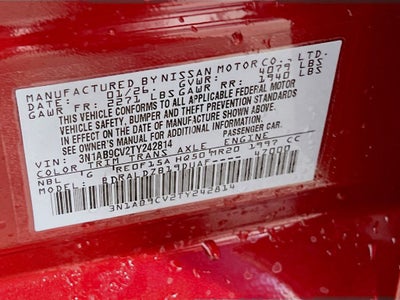 2026 Nissan Sentra SV