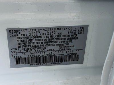 2026 Nissan Sentra SV