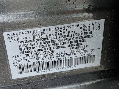 2026 Nissan Sentra SV