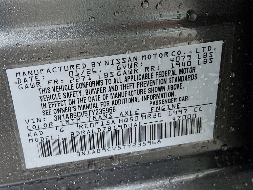 2026 Nissan Sentra SV