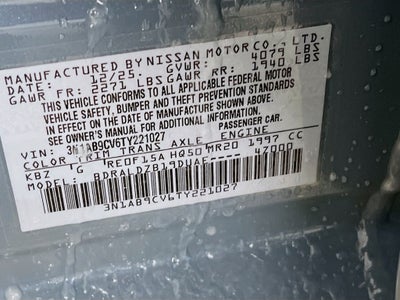 2026 Nissan Sentra SV