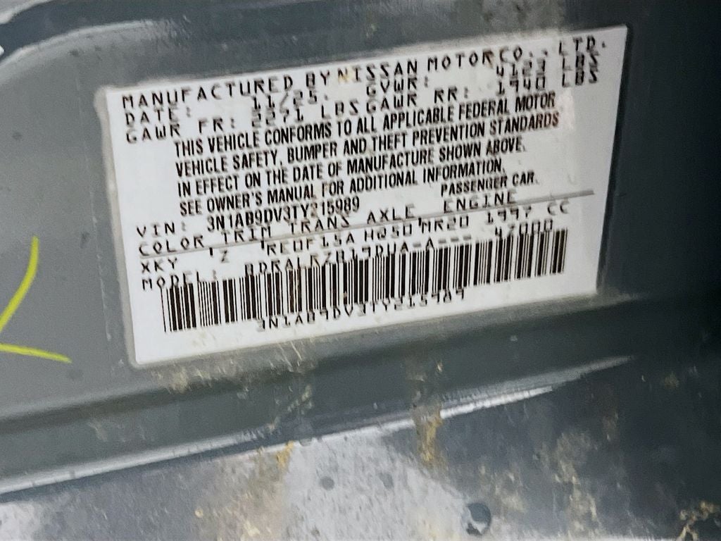 2026 Nissan Sentra SR