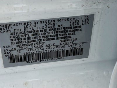 2026 Nissan Sentra SR