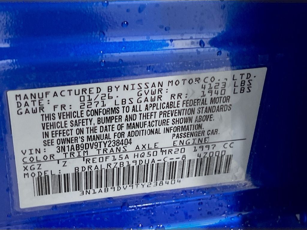 2026 Nissan Sentra SR