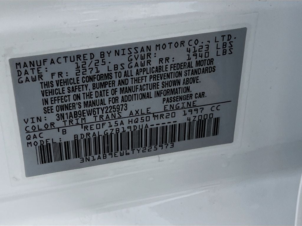 2026 Nissan Sentra SL