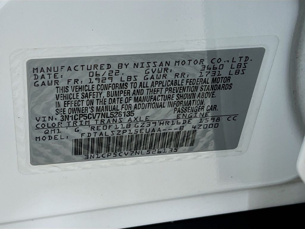 2022 Nissan Kicks SV