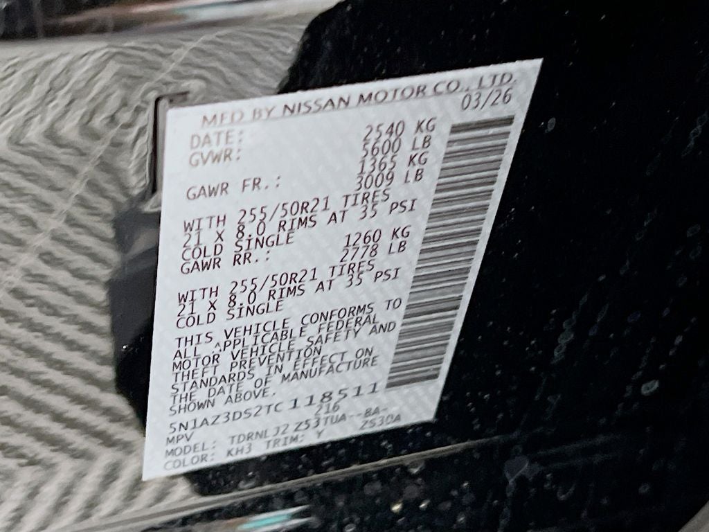 2026 Nissan Murano Platinum