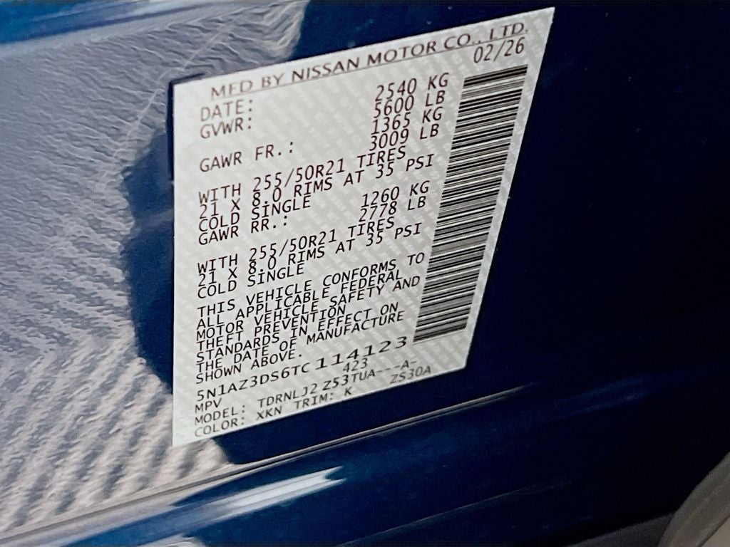 2026 Nissan Murano Platinum