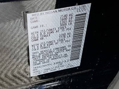 2026 Nissan Murano Platinum