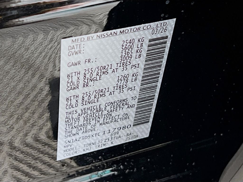 2026 Nissan Murano Platinum