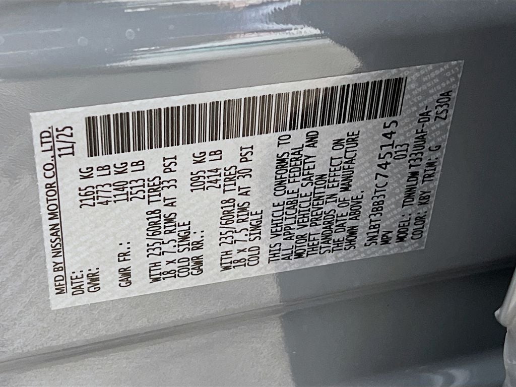 2026 Nissan Rogue SV