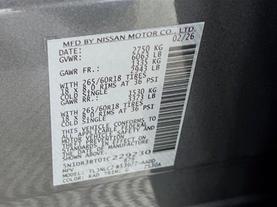 2026 Nissan Pathfinder Rock Creek