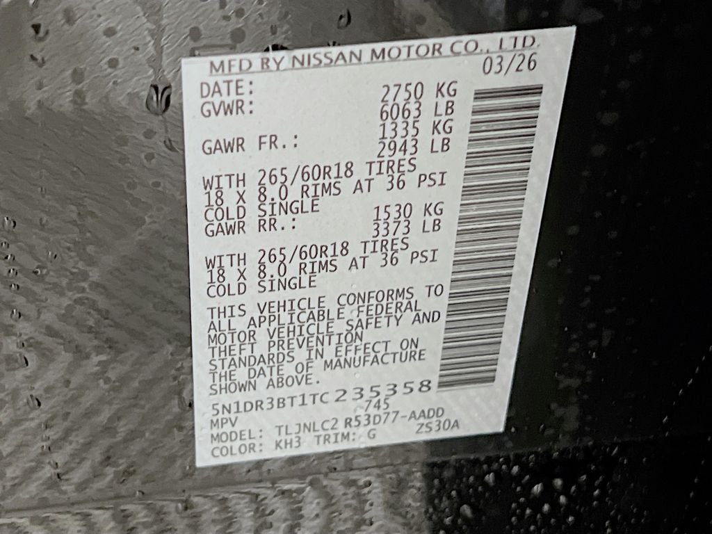 2026 Nissan Pathfinder Rock Creek