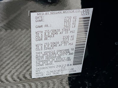 2026 Nissan Pathfinder SL