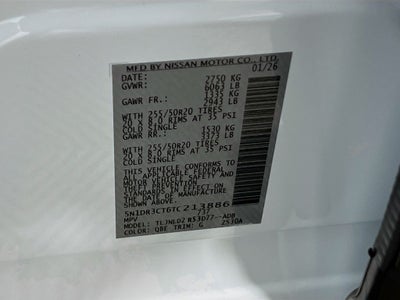 2026 Nissan Pathfinder SL