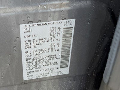 2026 Nissan Pathfinder Platinum