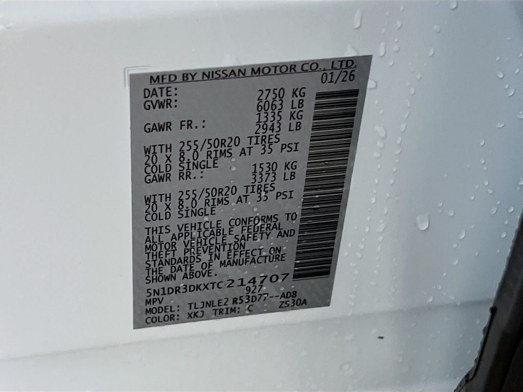 2026 Nissan Pathfinder Platinum