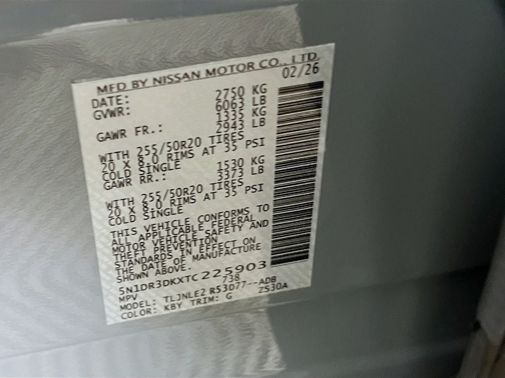 2026 Nissan Pathfinder Platinum