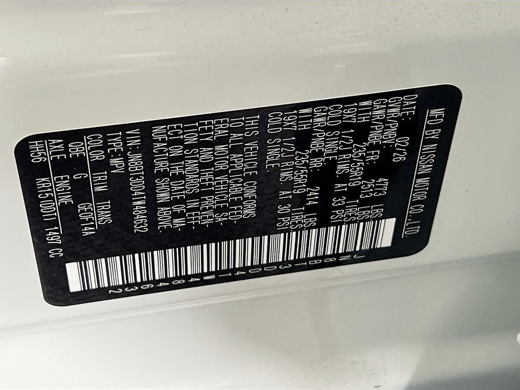 2026 Nissan Rogue Platinum