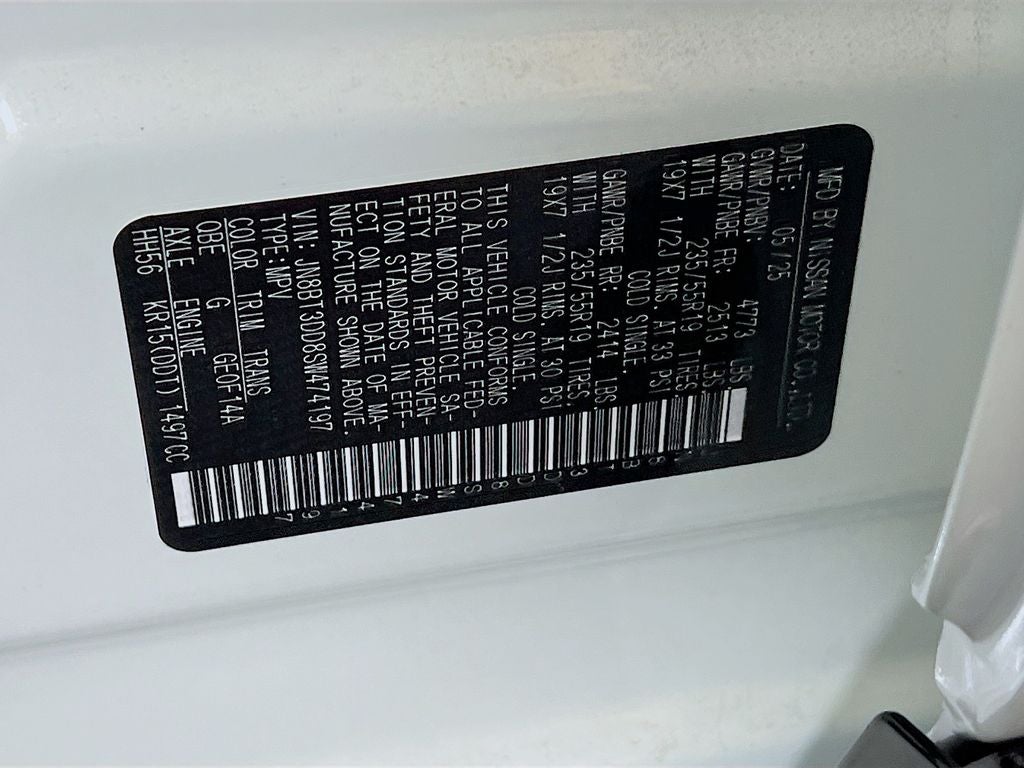 2025 Nissan Rogue Platinum