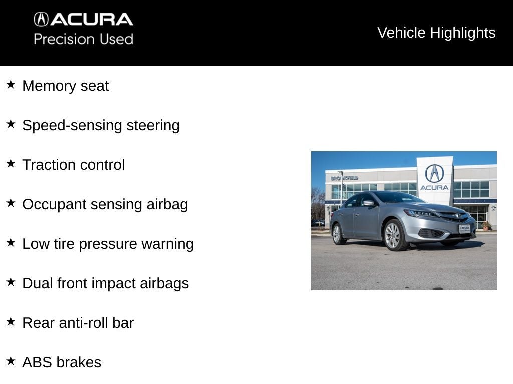 2018 Acura ILX Premium Package