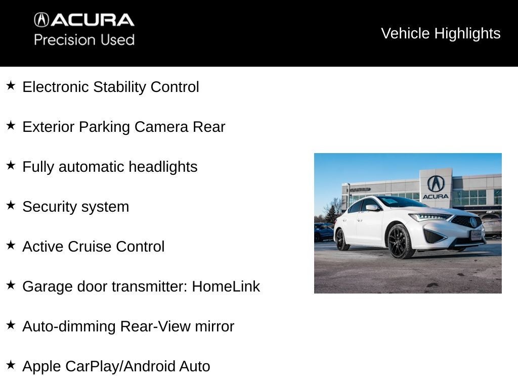2022 Acura ILX Premium Package