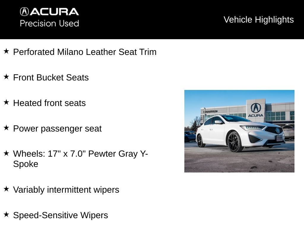2022 Acura ILX Premium Package