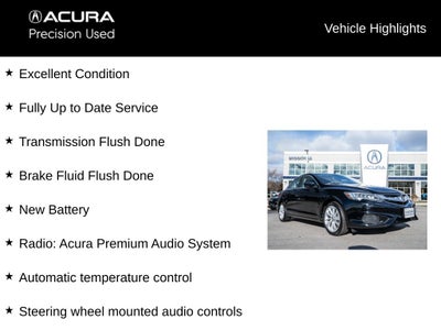 2018 Acura ILX Premium Package