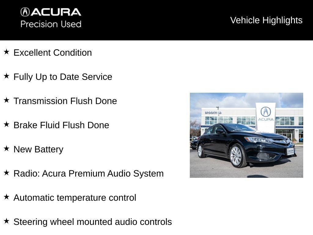2018 Acura ILX Premium Package