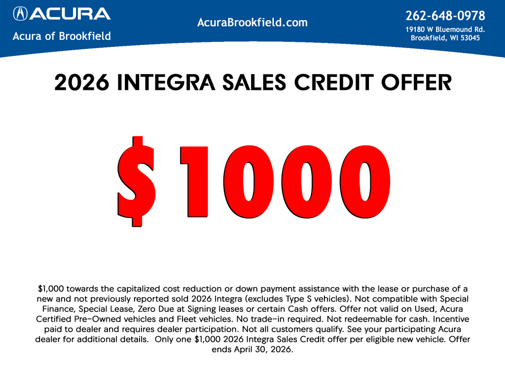 2026 Acura Integra Base
