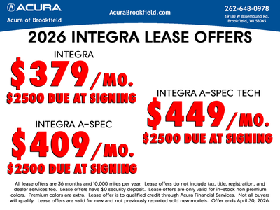 2026 Acura Integra A-Spec Package