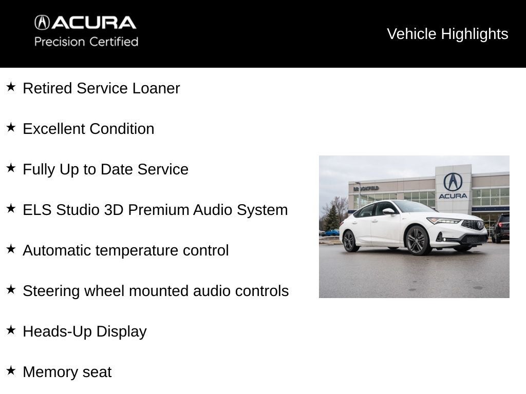 2025 Acura Integra A-Spec Tech Package