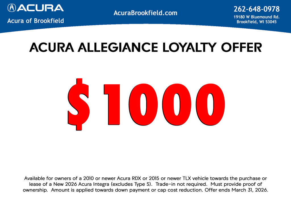 2026 Acura Integra A-Spec Tech Package